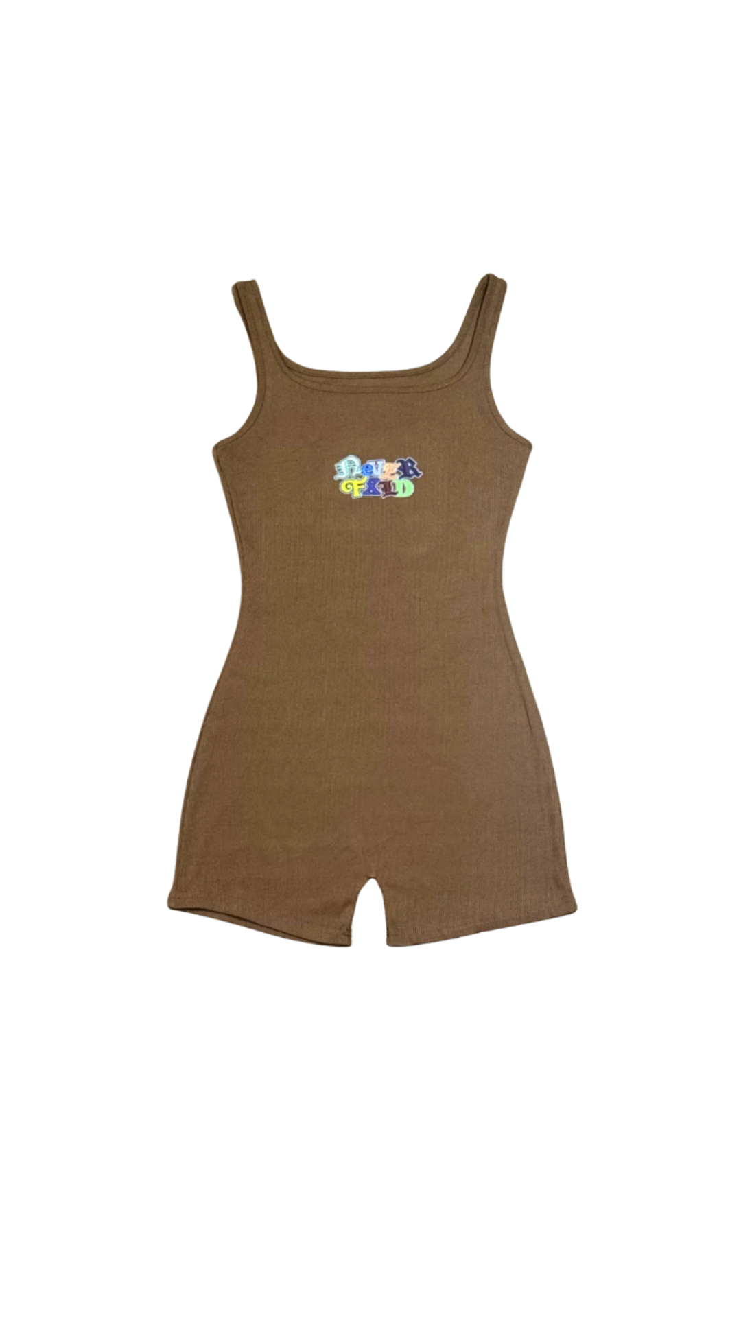 WOMANS "RIBBED" ROMPER
