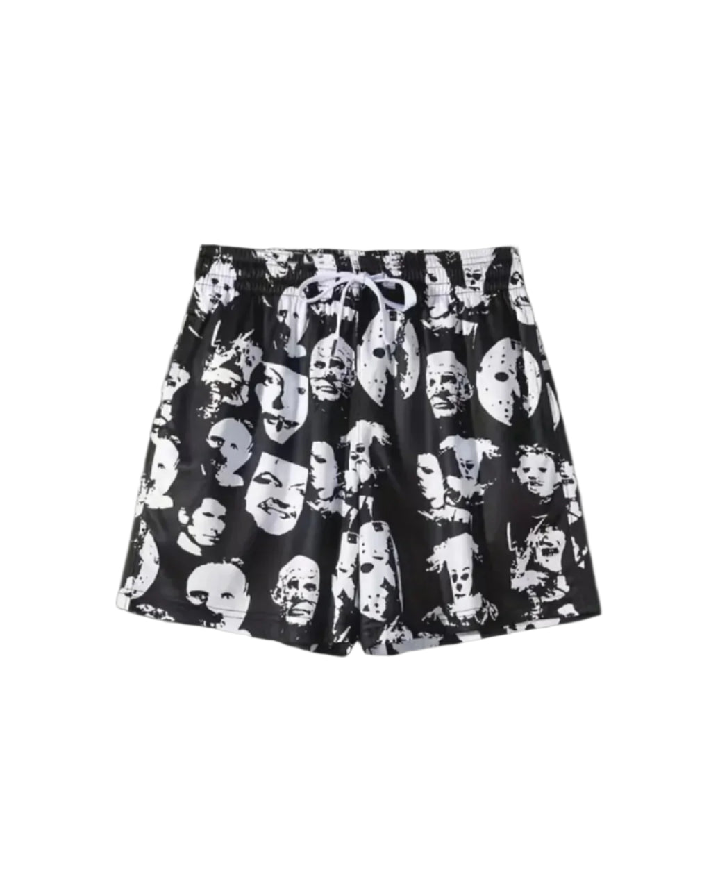 MESH GRAPHIC SHORTS