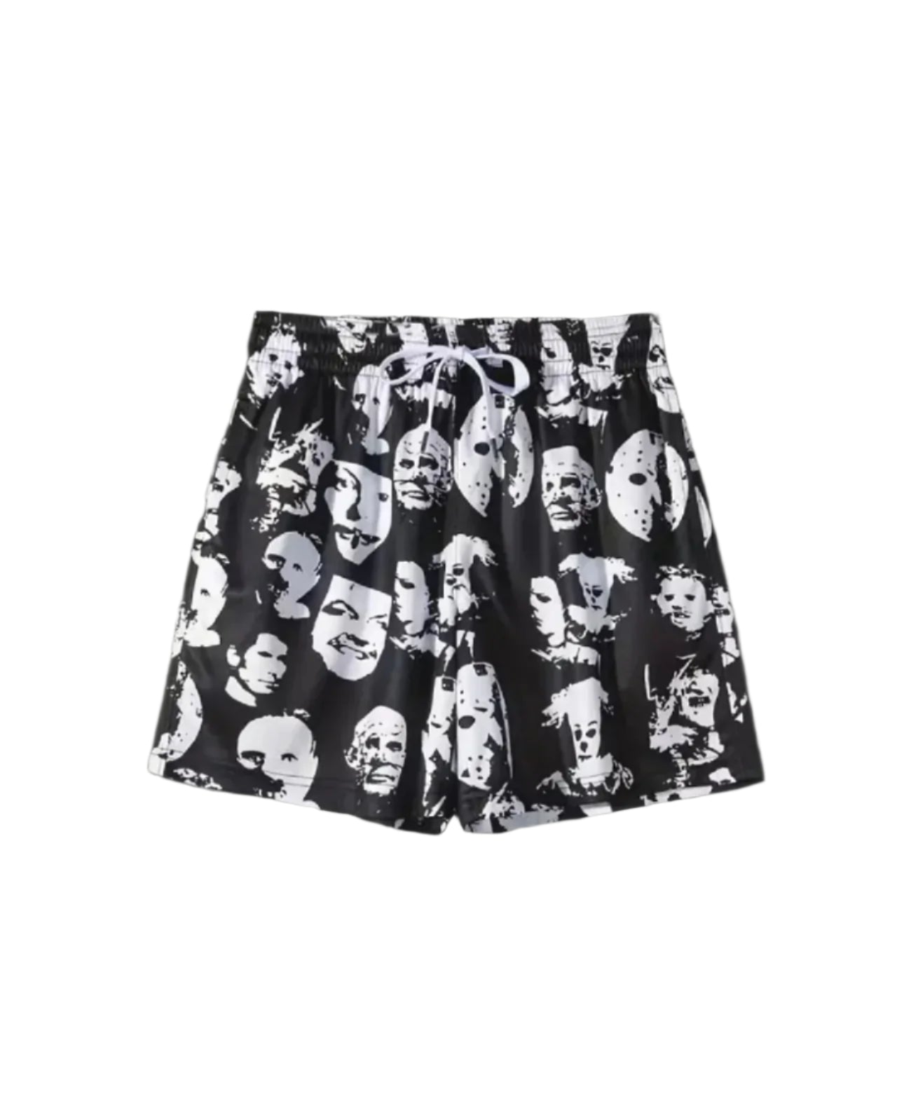 MESH GRAPHIC SHORTS