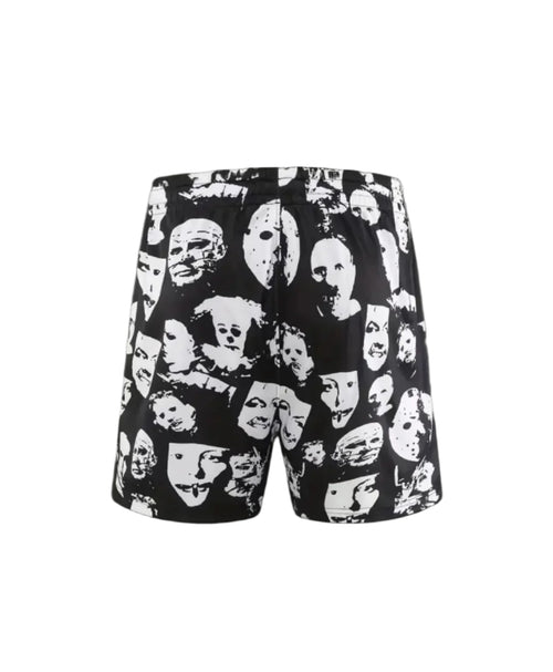 MESH GRAPHIC SHORTS