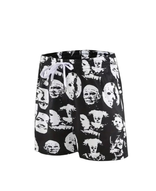 MESH GRAPHIC SHORTS